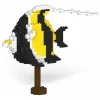 Jekca - Moorish Idol 01 - Big - Lego - Sculpture - Construction - 4D - Brick Animals - Toys - Avvenice