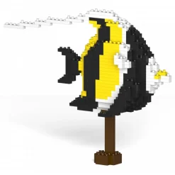 Jekca - Moorish Idol 01 - Big - Lego - Sculpture - Construction - 4D - Brick Animals - Toys - Avvenice