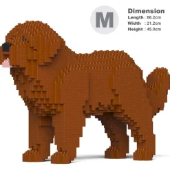 Jekca - Newfoundland Dog 01-M01 - Big - Lego - Sculpture - Construction - 4D - Brick Animals - Toys - Avvenice