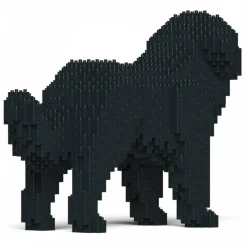 Jekca - Newfoundland Dog 01-M02 - Big - Lego - Sculpture - Construction - 4D - Brick Animals - Toys - Avvenice