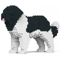 Jekca - Newfoundland Dog 01S-M03 - Lego - Sculpture - Construction - 4D - Brick Animals - Toys - Avvenice