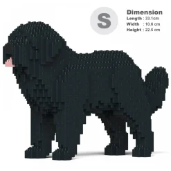 Jekca - Newfoundland Dog 01S-M02 - Lego - Sculpture - Construction - 4D - Brick Animals - Toys - Avvenice