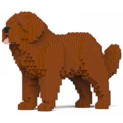 Jekca - Newfoundland Dog 01S-M01 - Lego - Sculpture - Construction - 4D - Brick Animals - Toys - Avvenice