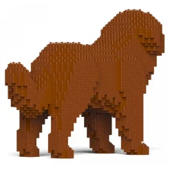 Jekca - Newfoundland Dog 01S-M01 - Lego - Sculpture - Construction - 4D - Brick Animals - Toys - Avvenice