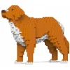 Jekca - Nova Scotia Duck Tolling Retriever 01-M01 - Big - Lego - Sculpture - Construction - 4D - Brick Animals - Toys - Avvenice