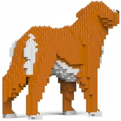 Jekca - Nova Scotia Duck Tolling Retriever 01-M01 - Big - Lego - Sculpture - Construction - 4D - Brick Animals - Toys - Avvenice