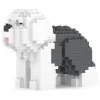 Jekca - Old English Sheepdog Mini 01 - Big - Lego - Sculpture - Construction - 4D - Brick Animals - Toys - Avvenice