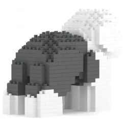 Jekca - Old English Sheepdog Mini 01 - Big - Lego - Sculpture - Construction - 4D - Brick Animals - Toys - Avvenice