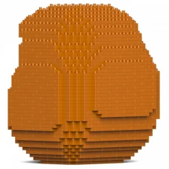 Jekca - Owl Daruma Doll 01 - Big - Lego - Sculpture - Construction - 4D - Brick Animals - Toys - Avvenice