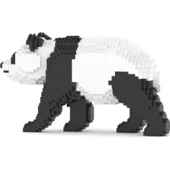 Jekca - Panda 03 - Big - Lego - Sculpture - Construction - 4D - Brick Animals - Toys - Avvenice