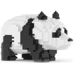 Jekca - Panda 02 - Big - Lego - Sculpture - Construction - 4D - Brick Animals - Toys - Avvenice