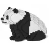 Jekca - Panda 04 - Big - Lego - Sculpture - Construction - 4D - Brick Animals - Toys - Avvenice