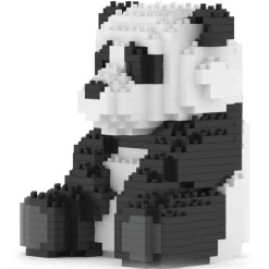 Jekca - Panda 01B (version 2024) - Big - Lego - Sculpture - Construction - 4D - Brick Animals - Toys - Avvenice
