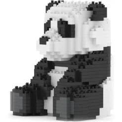 Jekca - Panda 01B (version 2024) - Lego - Sculpture - Construction - 4D - Brick Animals - Toys - Avvenice