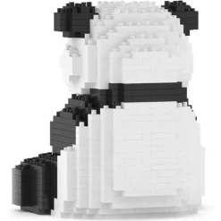Jekca - Panda 01B (version 2024) - Lego - Sculpture - Construction - 4D - Brick Animals - Toys - Avvenice