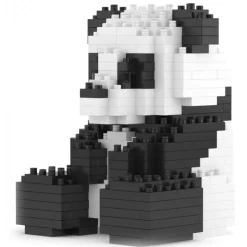 Jekca - Panda Mini 01 - Big - Lego - Sculpture - Construction - 4D - Brick Animals - Toys - Avvenice