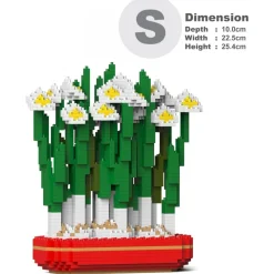 Jekca - Paperwhites 02 - Lego - Sculpture - Construction - 4D - Brick Animals - Toys - Avvenice