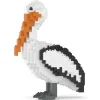 Jekca - Pelican 01 - Big - Lego - Sculpture - Construction - 4D - Brick Animals - Toys - Avvenice