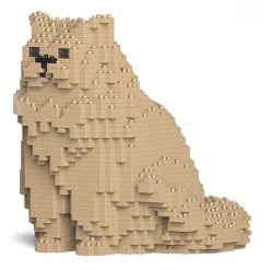Jekca - Persian Cat 01S-M03 - Lego - Sculpture - Construction - 4D - Brick Animals - Toys - Avvenice