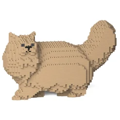 Jekca - Persian Cat 02S-M03 - Lego - Sculpture - Construction - 4D - Brick Animals - Toys - Avvenice