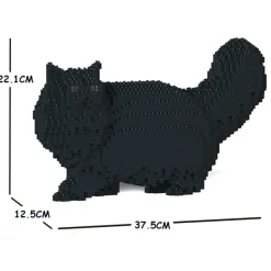 Jekca - Persian Cat 02S-M04 - Lego - Sculpture - Construction - 4D - Brick Animals - Toys - Avvenice