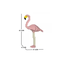Jekca - Phoenicopterus - Mammal - 01C-M02 - Lego - Sculpture - Construction - 4D - Brick Animals - Toys - Avvenice