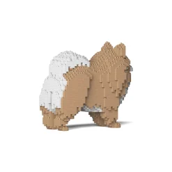 Jekca - Pomeranian - Canidae Fox - Dog - 02S-M01 - Lego - Sculpture - Construction - 4D - Brick Animals - Toys - Avvenice