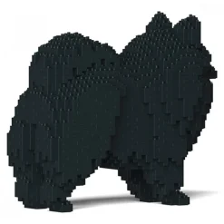 Jekca - Pomeranian 02-M03 - Big - Lego - Sculpture - Construction - 4D - Brick Animals - Toys - Avvenice