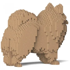 Jekca - Pomeranian 02-M04 - Big - Lego - Sculpture - Construction - 4D - Brick Animals - Toys - Avvenice