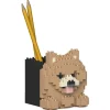 Jekca - Pomeranian Pencil Cup 01S - Lego - Sculpture - Construction - 4D - Brick Animals - Toys - Avvenice