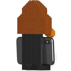 Jekca - Poodle Phone Stand 01S - Lego - Sculpture - Construction - 4D - Brick Animals - Toys - Avvenice