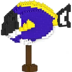 Jekca - Powder Blue Tang 01 - Big - Lego - Sculpture - Construction - 4D - Brick Animals - Toys - Avvenice