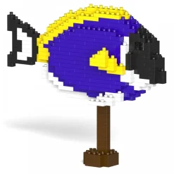 Jekca - Powder Blue Tang 01S - Lego - Sculpture - Construction - 4D - Brick Animals - Toys - Avvenice