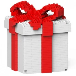 Jekca - Present Box 01S-S01 - Lego - Sculpture - Construction - 4D - Brick Animals - Toys - Avvenice