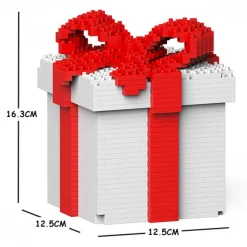 Jekca - Present Box 01S-S01 - Lego - Sculpture - Construction - 4D - Brick Animals - Toys - Avvenice