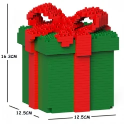 Jekca - Present Box 01S-S04 - Lego - Sculpture - Construction - 4D - Brick Animals - Toys - Avvenice