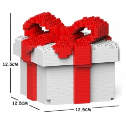 Jekca - Present Box 02S-S01 - Lego - Sculpture - Construction - 4D - Brick Animals - Toys - Avvenice