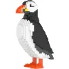 Jekca - Puffin 01 - Big - Lego - Sculpture - Construction - 4D - Brick Animals - Toys - Avvenice