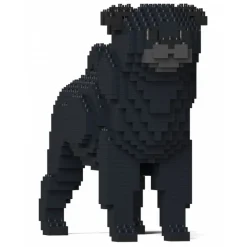 Jekca - Pug 01-M02 - Big - Lego - Sculpture - Construction - 4D - Brick Animals - Toys - Avvenice