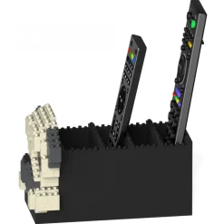 Jekca - Pug Remote Control Rack 01S - Lego - Sculpture - Construction - 4D - Brick Animals - Toys - Avvenice