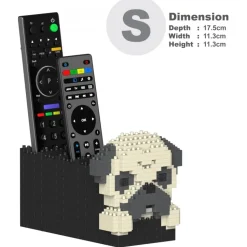 Jekca - Pug Remote Control Rack 01S - Lego - Sculpture - Construction - 4D - Brick Animals - Toys - Avvenice