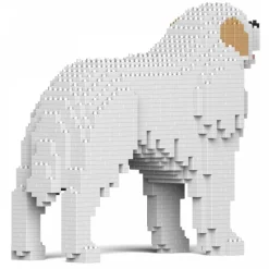 Jekca - Pyrenean Mountain Dog 01 - Big - Lego - Sculpture - Construction - 4D - Brick Animals - Toys - Avvenice