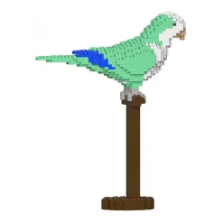 Jekca - Quaker Parrot 01S-M01 - Lego - Sculpture - Construction - 4D - Brick Animals - Toys - Avvenice