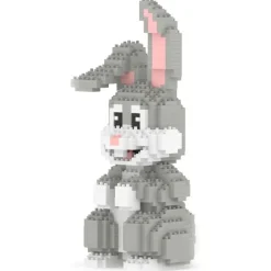 Jekca - Rabbit 03 - Big - Lego - Sculpture - Construction - 4D - Brick Animals - Toys - Avvenice