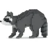 Jekca - Raccoon 01 - Big - Lego - Sculpture - Construction - 4D - Brick Animals - Toys - Avvenice