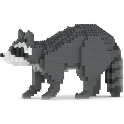 Jekca - Raccoon 01 - Big - Lego - Sculpture - Construction - 4D - Brick Animals - Toys - Avvenice
