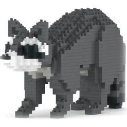 Jekca - Raccoon 01 - Big - Lego - Sculpture - Construction - 4D - Brick Animals - Toys - Avvenice