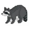 Jekca - Raccoon 01S - Lego - Sculpture - Construction - 4D - Brick Animals - Toys - Avvenice