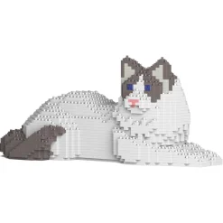 Jekca - Ragdoll Cat 03S-M02 - Lego - Sculpture - Construction - 4D - Brick Animals - Toys - Avvenice