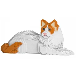 Jekca - Ragdoll Cat 03S-M04 - Lego - Sculpture - Construction - 4D - Brick Animals - Toys - Avvenice